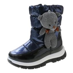 30% lã real inverno quente sapatos de bebê à prova dwaterproof água botas de neve das crianças-30 graus manter quente meninas meninos botas de neve crianças sapatos - Image 6