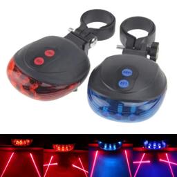 Impermeável levou luz traseira para bicicleta, iluminação led, flash, segurança, aviso, ciclismo, mtb acessórios - Image 2