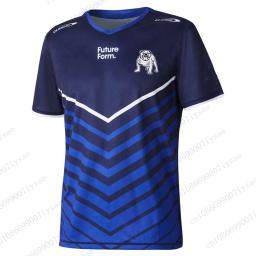 Men's Bulldogs Rugby Jersey, Camisola de Treino, Uniforme de Futebol, Grande, Respirável, Adulto e Criança, Nova Chegada, 24, 25 - Image 2