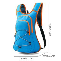 Mochila de hidratação para acampar e caminhar, bexiga de água, hidratação, leve, isolada, 10L - Image 6
