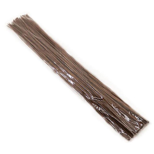 Fio Floral de Alta Qualidade 0.45mm 36cm em Papel Coberto - 50 Unidades de Galhos Artificiais para DIY e Acessórios de Flores de Nylon