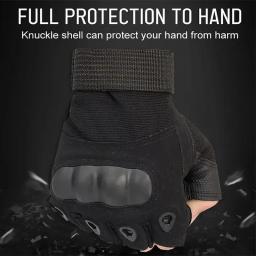 Luvas de ciclismo de meio dedo para homens e mulheres, ao ar livre, tático, equitação, MTB, motociclista, tiro, ginásio, montanhismo - Image 3