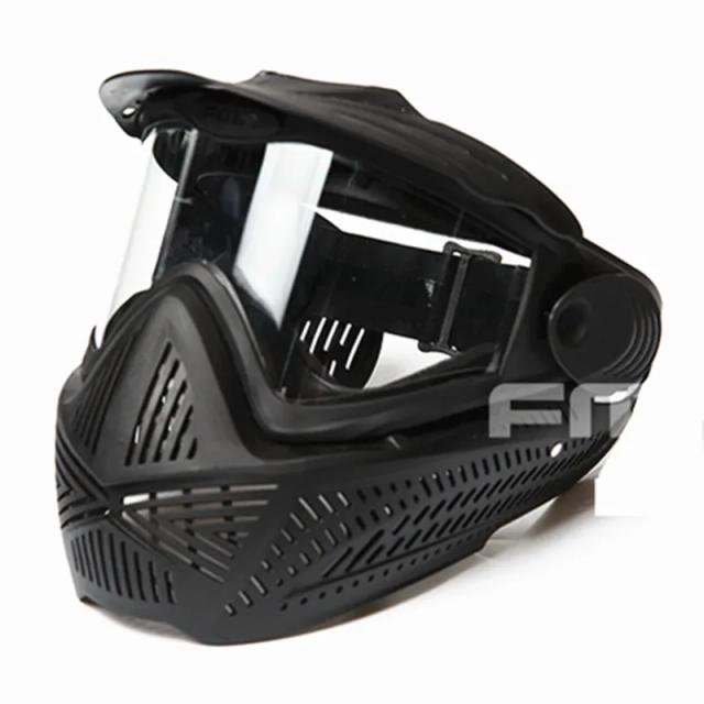 Máscara Tática de Alta Resistência para Paintball e Airsoft com Lente PC Reforçada e Conforto Superior