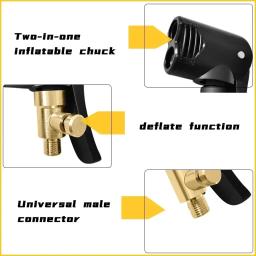 Adaptador de mangueira de bico de bomba de bicicleta, cabeça dupla, peças de bombeamento, acessórios de serviço, f/v a/v schrader/presta, conversor de válvula, bicicleta - Image 3