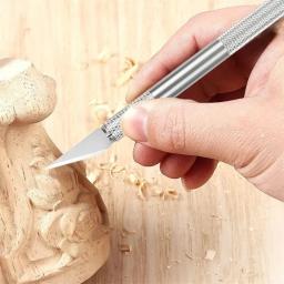 Gravura Carving Knife Set Bisturi de aço carbono alto Kit de ferramentas de faca Polymer Clay Pen Artesanato Carving Cutter Ferramentas de reparo - Image 4