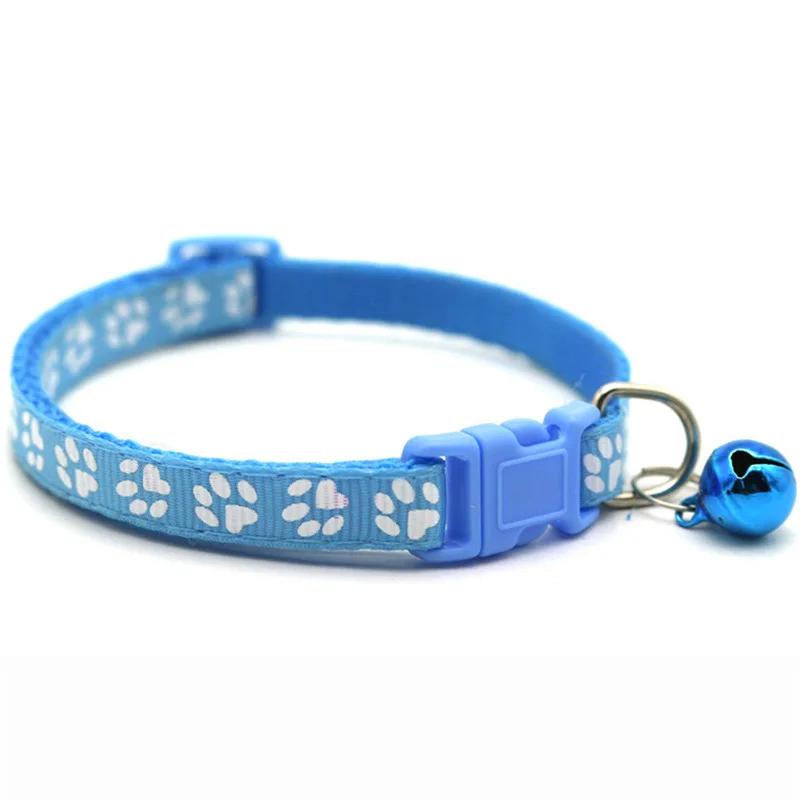 Coleiras ajustáveis com sino para animais de estimação, colar para gatos, filhotes e gatinhos, atacado, Dropshipping - Image 1