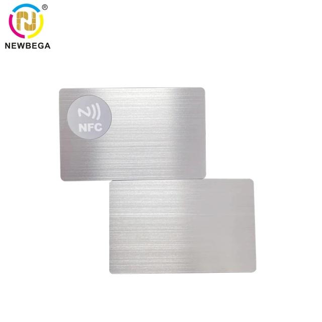 Cartão NFC Metal 215/216 Chip Inteligente 13.56MHz
