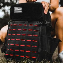 Mochila de Caça Tática Resistente, Gym Bag, Mochila de Caminhadas ao ar livre, Bruxa 2 Porta-garrafas, 50L - Image 5