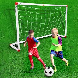 1 conjunto de futebol objetivo net prático destacável alta simulação entretenimento futebol objetivo net mini brinquedo de futebol - Image 1