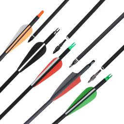 Carbon Archery Arrows para tiro ao ar livre, Sports Arrows, 31.5 polegadas, MIXO - Image 6