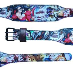 Cinto de levantamento de peso de anime cinto de levantamento de peso de couro para homens e mulheres suporte de cintura cinto de ginásio para levantamento terra agachamento powerlifting - Image 3