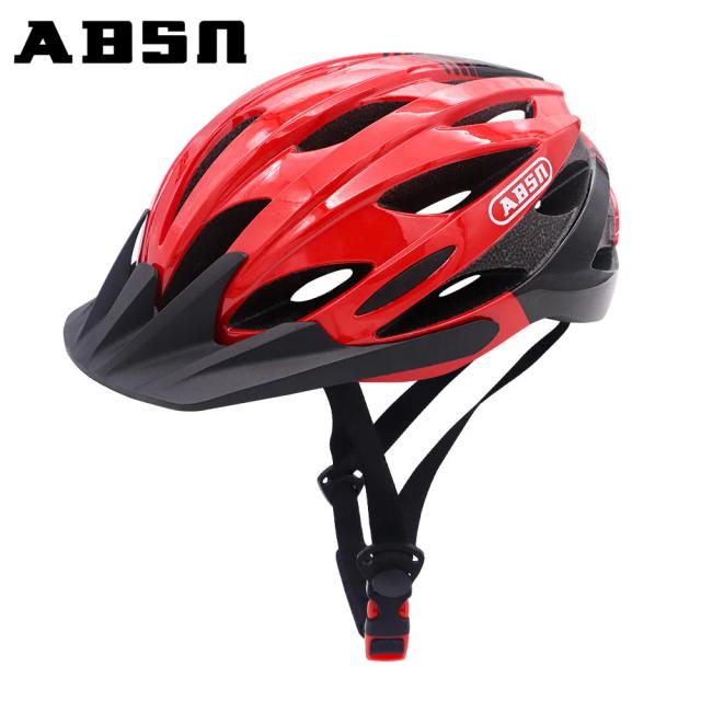 ABSN Capacete de Ciclismo Ultraleve com Aba para Adultos - 210g