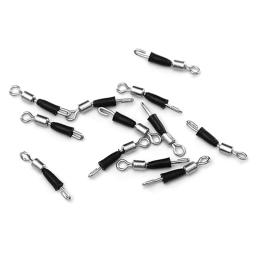 30pcs Equipamento De Pesca Conector Alimentador Acessórios De Pesca Giratória Snaps Para Carpa Carpa Pesca Quick Change Alimentador Swivels Método - Image 1