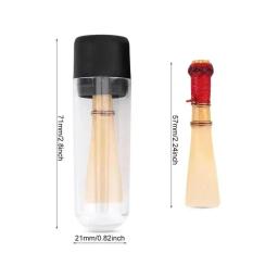 Palhetas de fagote bocal com caso, bocal, dureza média, instrumento musical, sopros, acessórios, 1pc - Image 6