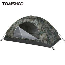 Tomshoo barraca de acampamento ultraleve para 1/2 pessoas, camada única, portátil, caminhada, revestimento anti-UV, upf 30 + para pesca na praia ao ar livre - Image 1