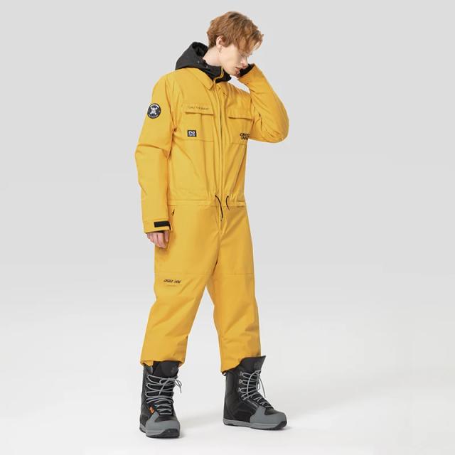 COPOZZ Macacão de Esqui One-Piece Masculino Feminino Roupa de Inverno Impermeável Quente