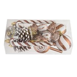 Conjunto bugigangas tamanhos variados, enfeites suspensão árvore personalizados, decorações - Image 3