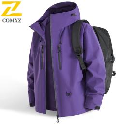 Viagem caminhadas jaqueta masculina roupas de motocross mountain bike casaco à prova dwaterproof água outerwear feminino acampamento com capuz blusão - Image 6