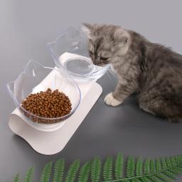 Tigela dupla slip com suporte para cães e gatos, pote de comida e água ideal para alimentação de animais de estimação - Image 3