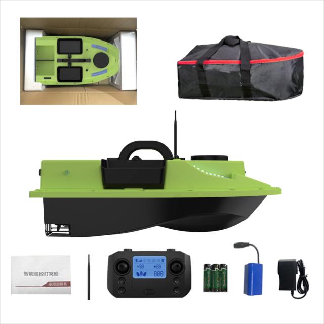 Barco de Pesca com Controle Remoto GPS e Capacidade para 4 Iscas de Carga de 2kg a 500m