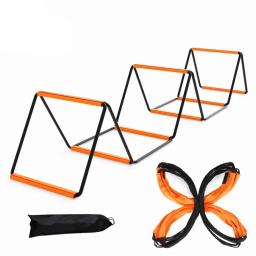 Escada De Salto De Treinamento De Futebol De Dupla Finalidade, Escada De Agilidade Multifuncional, Treinamento De Velocidade, Coordenação, Footwork, Equipamento De Futebol - Image 1