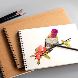 Sketchbook de papel kraft com folhas soltas destacáveis, desenho de arte portátil e pintura livro, A5, 16K, 8K, A4, especial, 1pc - Image 3
