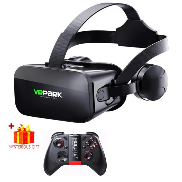 Óculos de Realidade Virtual 3D para Smartphones: Experiência Imersiva com Controle de Jogo e Lentes Ajustáveis