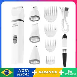 Newpet-4 in 1 Aparador de pêlos elétrico para animais de estimação, profissional recarregável Grooming Clipper, Nail Grinder, corte de cabelo para cães e gatos - Image 1