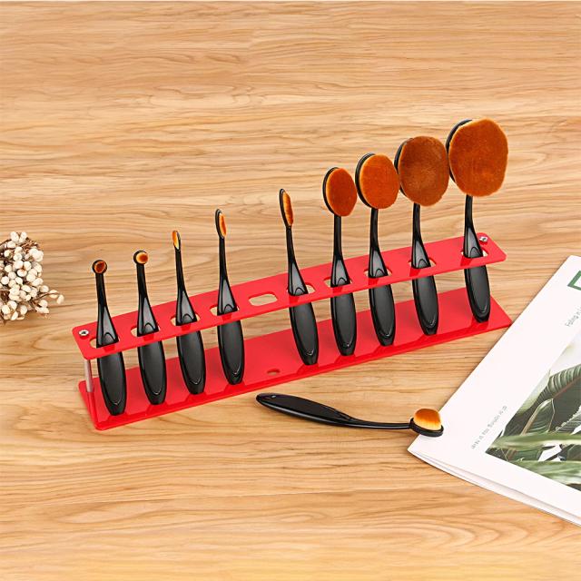 Kit de 10 Pincéis de Mistura para Artesanato DIY - Tamanhos Variados para Cartões, Estênceis, Selos e Aplicação Suave de Tintas