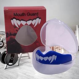 Profissional luta esportes protetor bucal boxe muay thai treinamento conjunto de proteção dental luta das crianças protetor de dente - Image 1