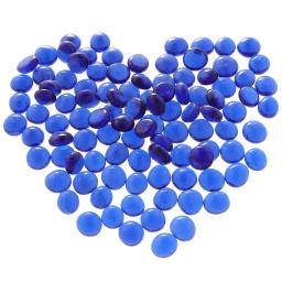 Mármores de vidro premium para aquário, aquário sólido, seixos, enchimento do vaso, grânulos de cristal, mesa scatter, azul escuro, 100pcs - Image 5