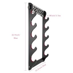 Wall Mount Espada Suporte, Samurai Espada Stand, Display, Katana, Wakizashi, Tanto, Cabide de parede, Rack, 5-Nível - Image 4