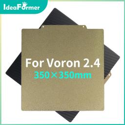 Folha PEI texturizada para impressora 3D, placa de construção Hot Bed, PET liso, base magnética, FYSETC Voron 2,4, 350x350mm - Image 1