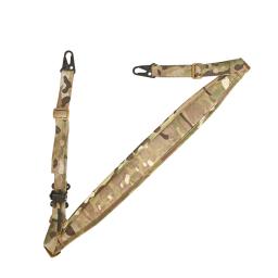 Estilingue modular de rifle de 2 pontos, gancho de choque resistente, alça de ombro acolchoada, aba de tração rápida ajustável, acessórios de caça de paintball - Image 3