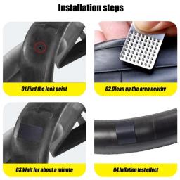 Remendos de pneus ultrafinos para bicicleta, ferramentas de reparo rápido sem cola, acessórios para reparo de tubo interno de pneus de bicicleta de montanha/estrada - Image 6
