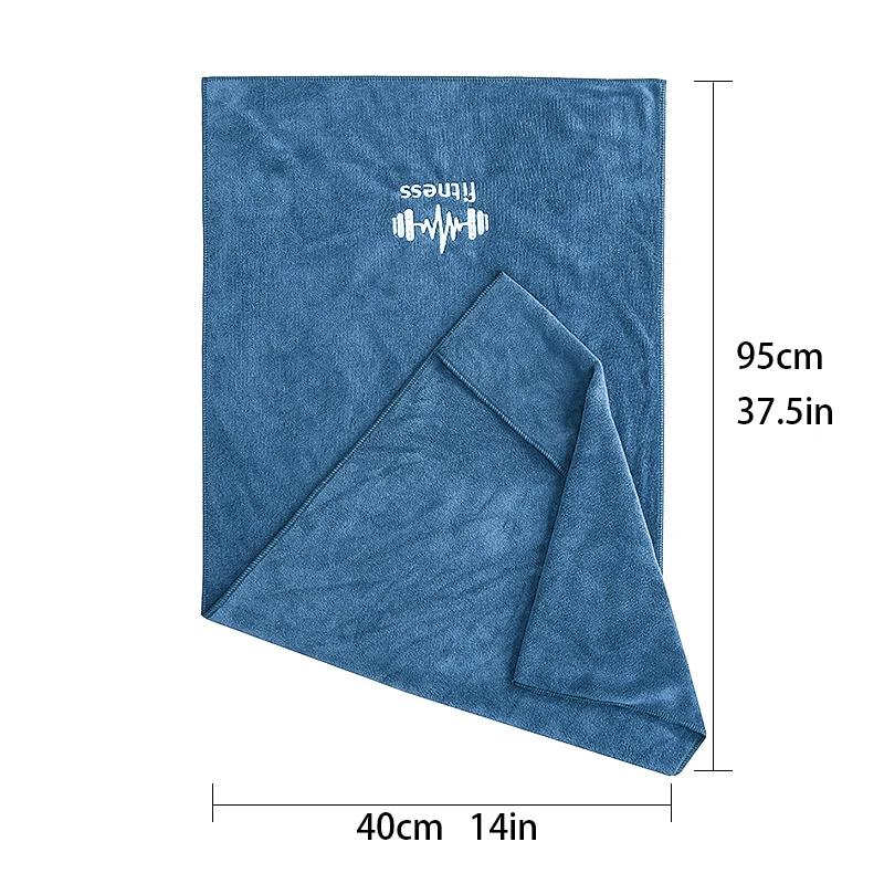 Toalha multifuncional de fitness para esportes, Toalha super macia e de secagem rápida, Equipamento de ginástica de natação, Sweat Pad, Microfibra - Image 1