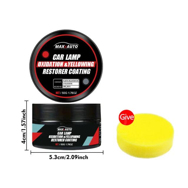 Restauração Farol Carro Polimento Removedor de Arranhões Reparação Limpeza Oxidação Líquido 100ml