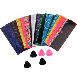 Personalizado Guitar Pick Punch, folha celulóide, tiras de filme, instrumento de cordas, guitarra Peças Acessórios, 15,3x4cm, 25pcs - Image 2