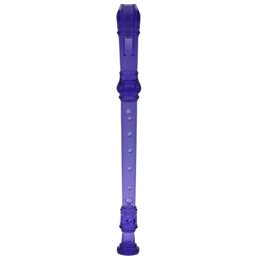 ABS Longa Flauta Clarinete Gravador com Haste de Limpeza, Flauta Soprano Removível, Instrumento Musical de Sopros, 7 cores - Image 1