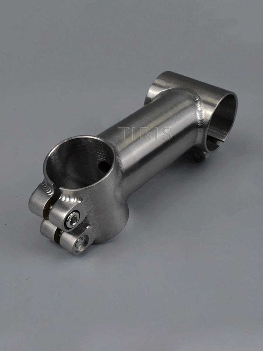 TIRIS Titanium Ultraleve Acessórios para haste de bicicleta MTB Peças de ciclismo Peças de comprimento personalizado Ângulo 5 ° - Image 1