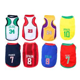 Jersey Esportivo Para Animais De Estimação, Roupas De Cachorro, Roupas De Verão, Roupas De Basquete, Camisetas De Cachorro, Camisas De Gato - Image 3