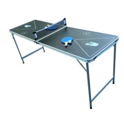 Mesa de jogo personalizada com luzes LED, mesa dobrável ping pong, mesa de cerveja, 8 em - Image 1