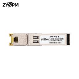 Transceptor de módulo SFP de cobre 1.25G SFP para RJ45, 100m 1000BaseT SFP para módulo Ethernet para Cisco GLC-TE, Mikrotik, Ubiquiti UniFi - Image 2