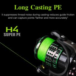 TSURINOYA-Bait Finesse 4 Tece Linha de Pesca PE, Jogo Leve, Fundição Longa Suave, Linha Multifilament, H4, 4lb, 6lb, 8lb, 150m - Image 6