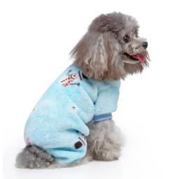 Pijama do boneco do Natal para o cão, roupa do animal de estimação, trajes do filhote de cachorro, gato pijama - Image 3