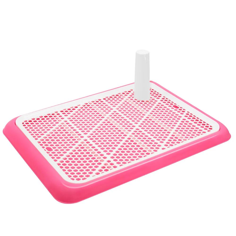 Banheiro portátil com coluna, Tapete de vaso sanitário para cachorro, Almofada de treinamento potty filhote de cachorro, Suporte interno do pee pad, Fácil de limpar - Image 1