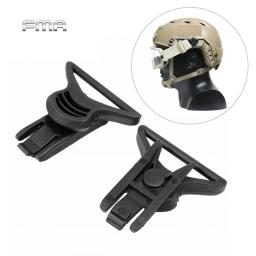 FMA Rápido Capacete Goggle Swivel Clips Set para Capacete Side Rails Wargame Paintball Airsoft Tactical Combat Mount Capacete Acessório - Image 3