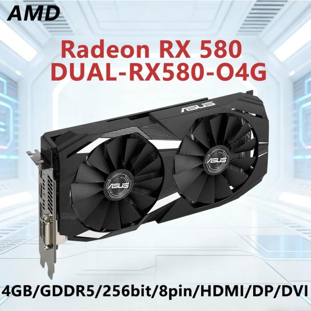 Placa de Vídeo AMD Radeon RX 580 4GB - Desempenho Superior para seu Desktop