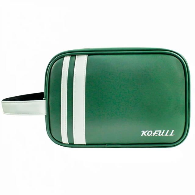 Bolsa de Golfe de Couro Double Zipper 2 Cores