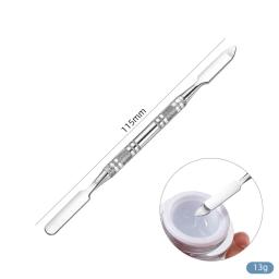 Espátula De Mistura De Cor De Aço Inoxidável, Pigmento Ferramenta De Mistura, Espátula Rod, Maquiagem Tintas Mistura, Metal Agitando Varas - Image 3